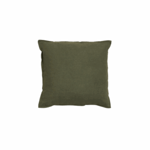 Cojín de algodón disponible en cuatro colores.